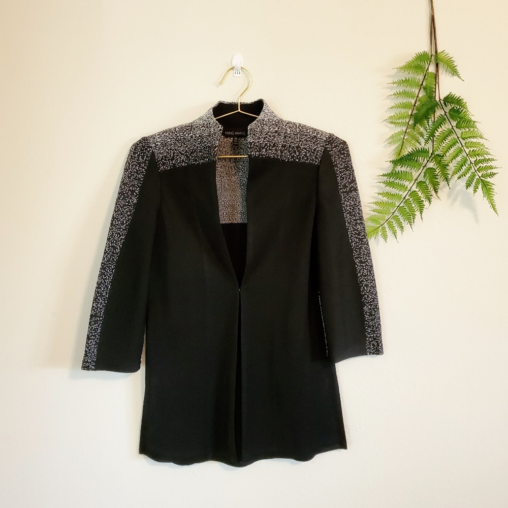 Ming Wang NWOT Ombre Jacket Cardigan Blazer